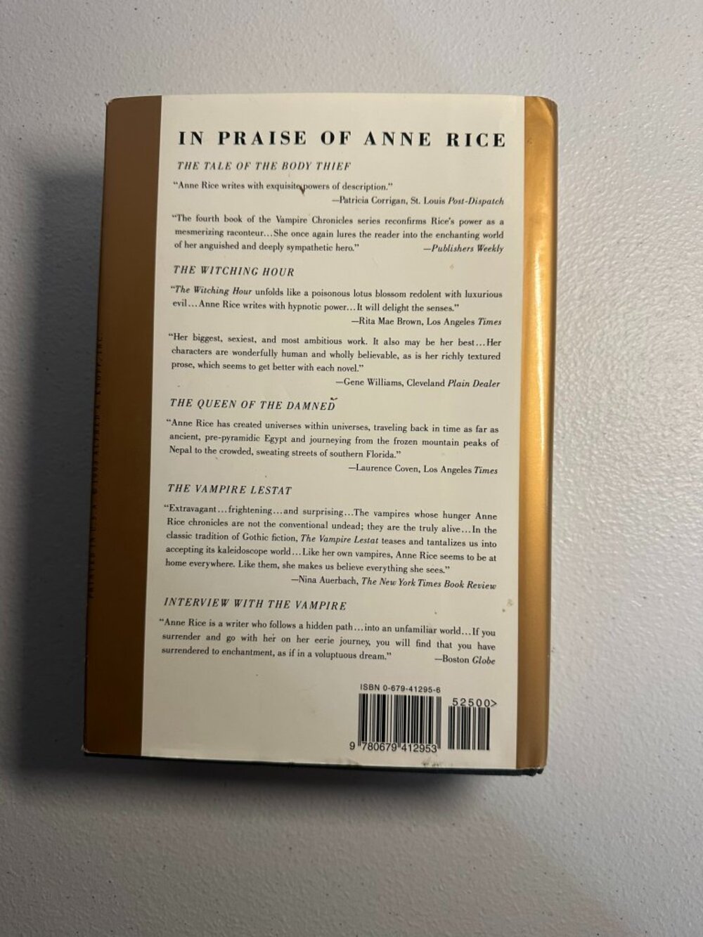 Lasher Hardcover Anne Rice - Picture 2 of 2